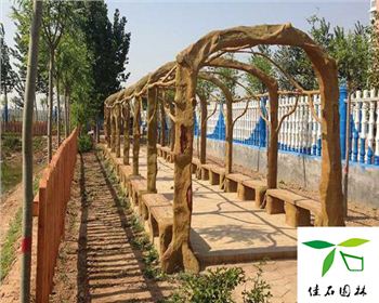 介紹成都仿木花架的作用、種類及注意要點