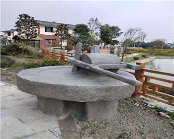 雙流勝利鎮白塔社區水泥石磨案例