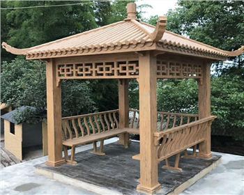 仿木涼亭是如何做出來的？