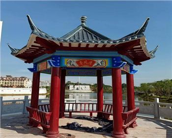 戶外室外庭院別墅實(shí)木仿古涼亭有哪些材質(zhì)？