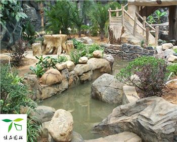 庭院精致小型假山的制作方法！